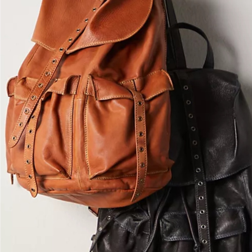 Gorgeous, Free People buttery soft Brooklyn Backpack❤️ NWOT - Picture 3 of 8